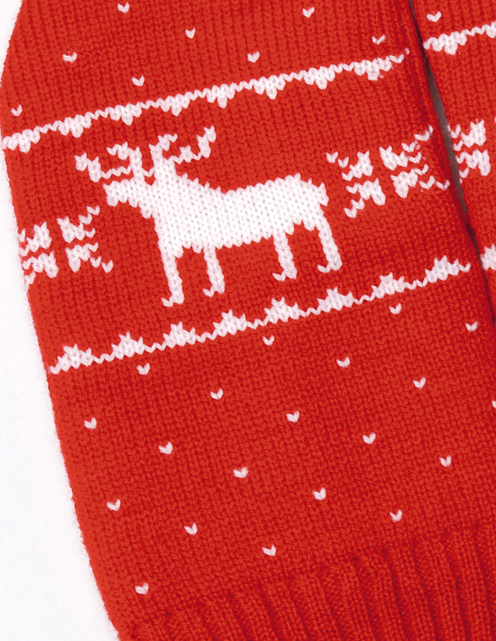 Женские варежки с оленями - фото5