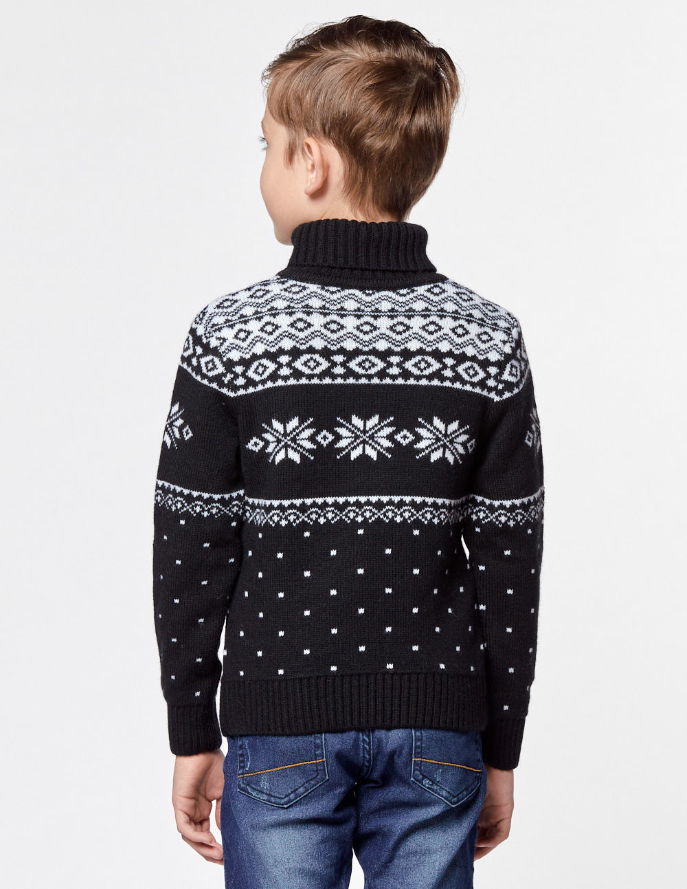 Детский свитер с оленями - фото3