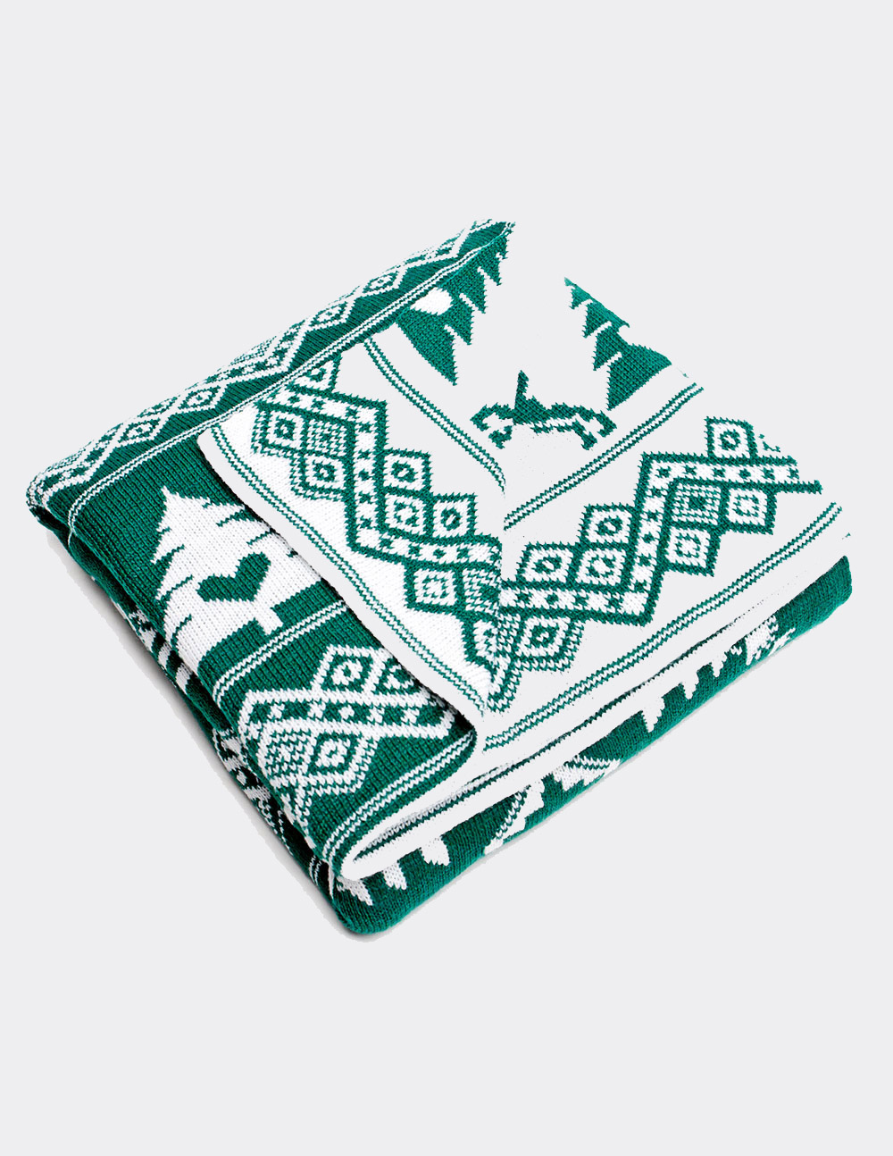 Плед с оленями - фото4