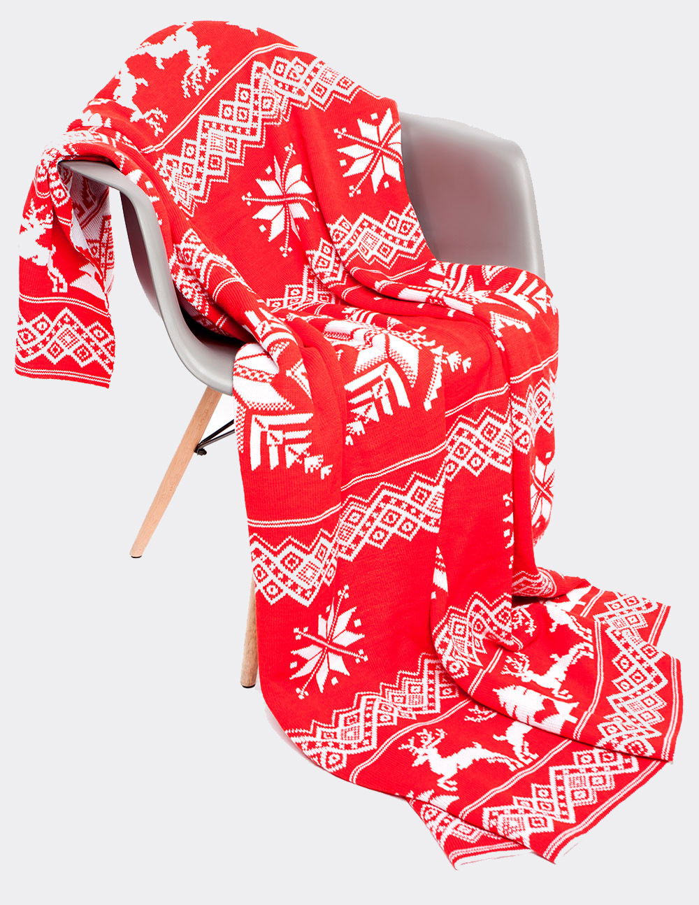 Плед с оленями - фото1