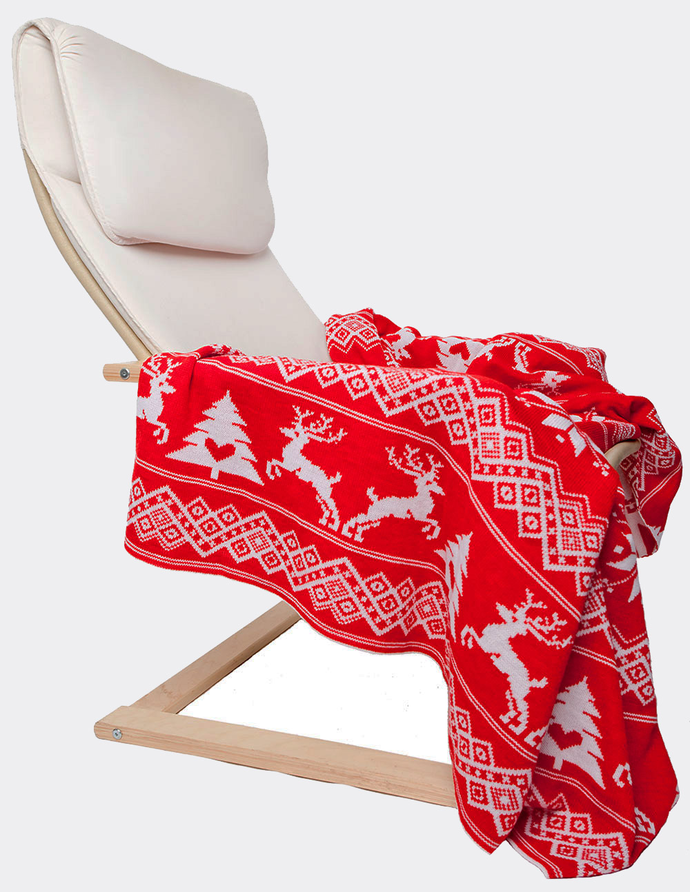 Плед с оленями - фото2