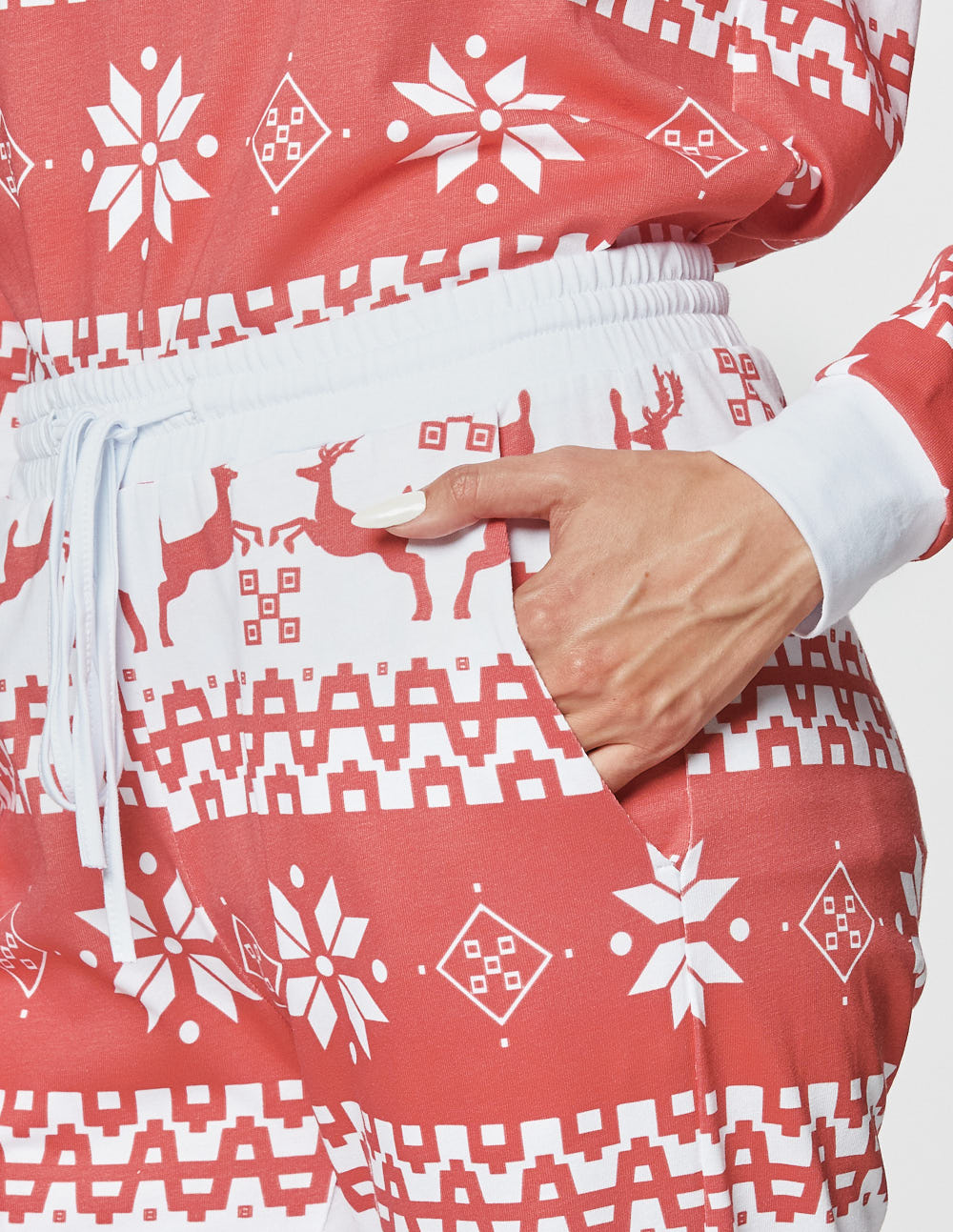 Женская пижама с оленями - фото5