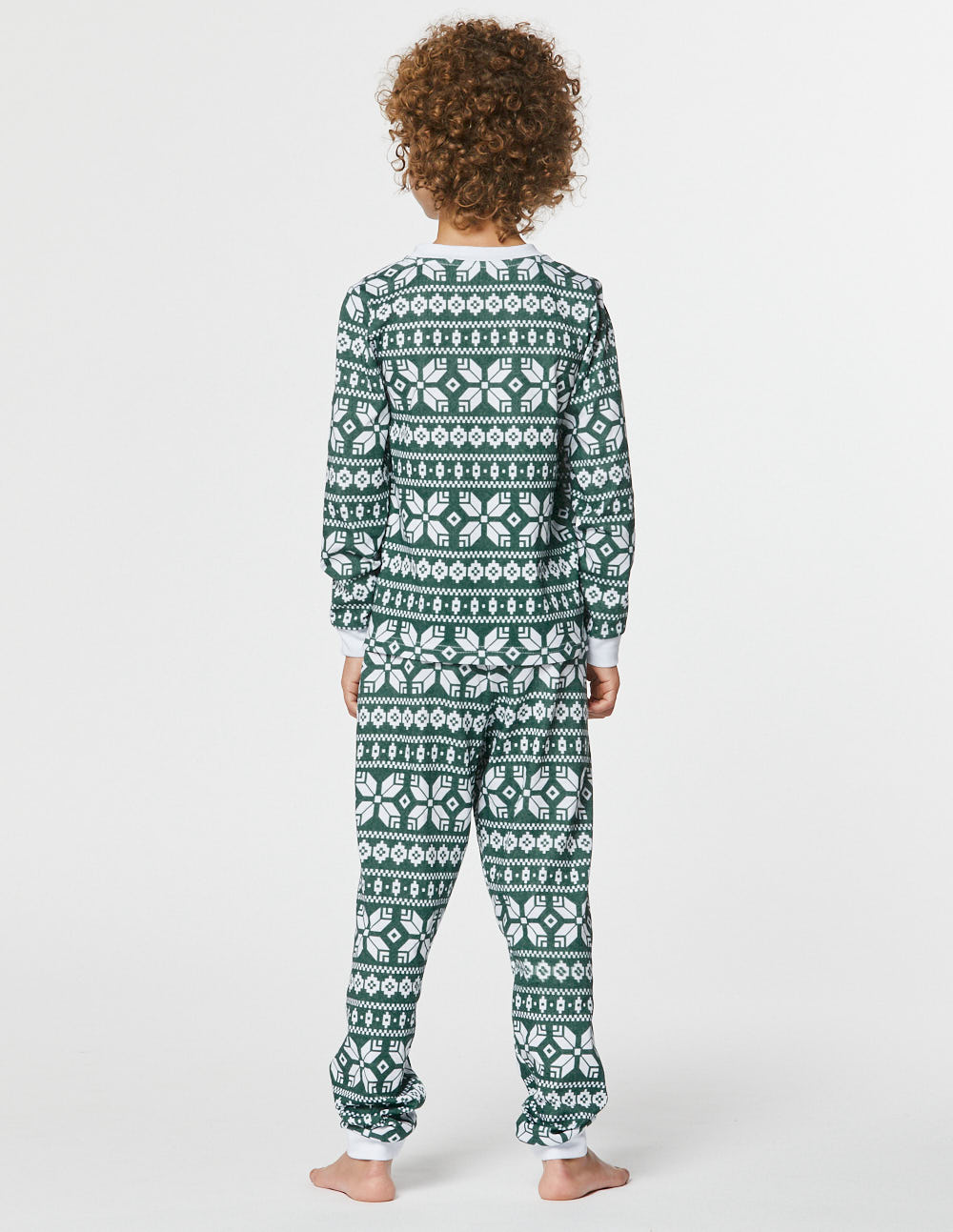 Пижама со снежинками для мальчичка - фото4